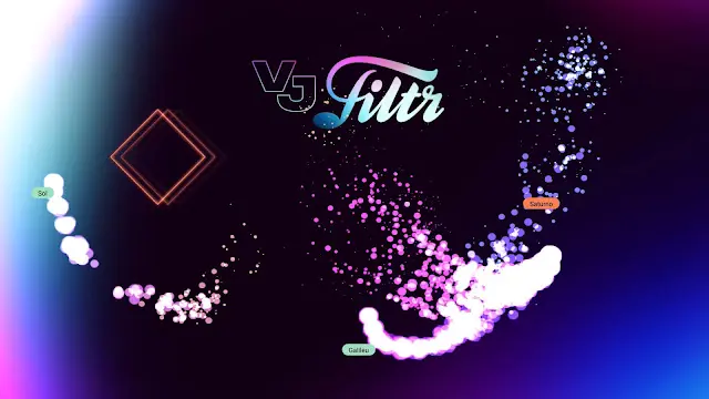 VJ FILTR - frame de visual ao vivo